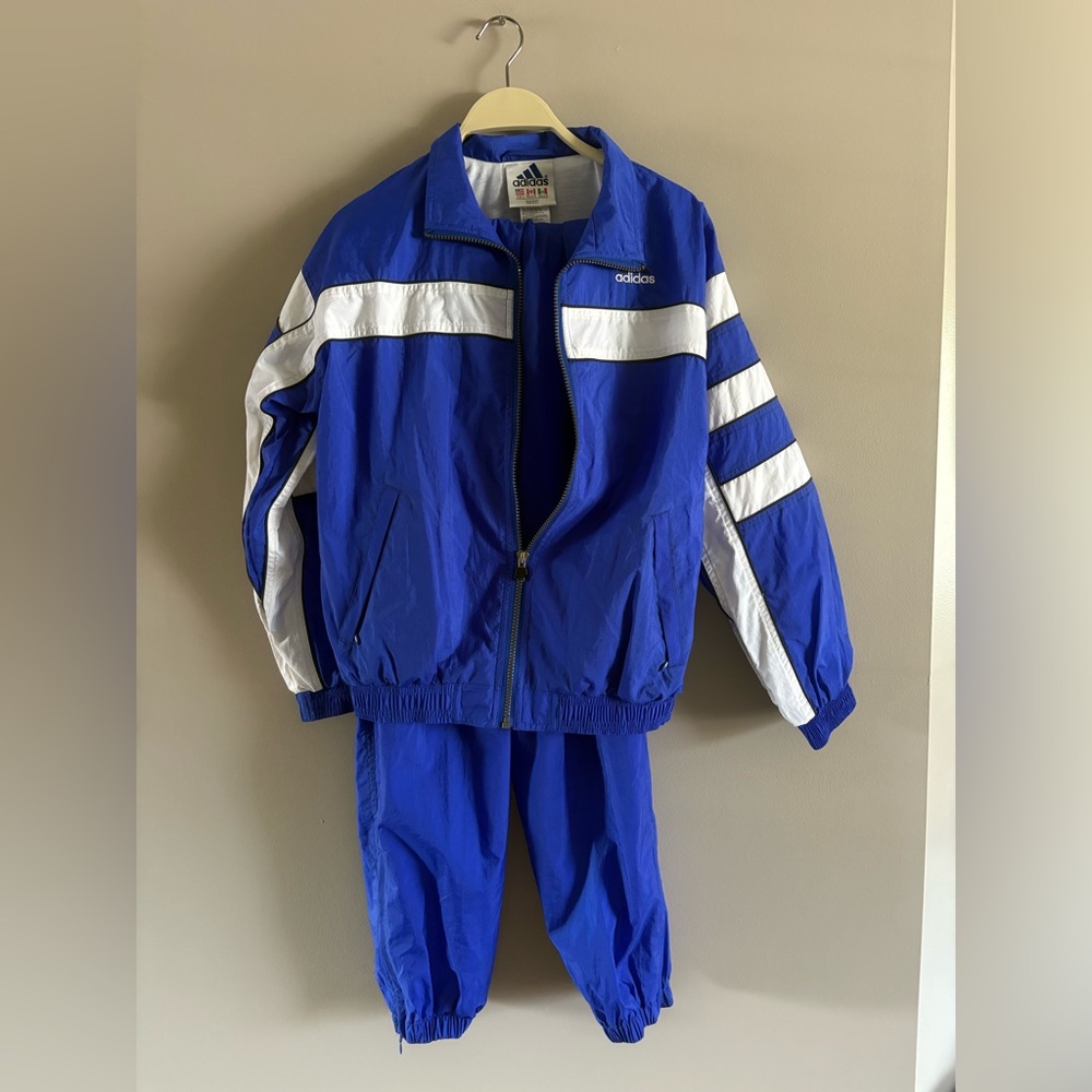 Adidas Royal Blue and White Jacket